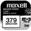 BUTTON CELL BATTERY MAXELL SR-521 SILVER SW / AG0 / 379 / 1.55V