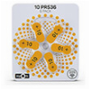 ZINK AIR BATTERY GP ZA10 6 PC BUTTON FOR HEARING AIDS