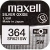 BUTTON CELL BATTERY SILVER MAXELL SR-621SW / 364 / AG1 /