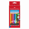 FABER-CASTELL ERASABLE COLOUR PENCILS WALLET OF 12ΤΕΜ