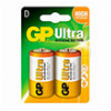 GP ALKALINE BATTERY ULTRA LR20 / 2 PCS. PACK / 1.5V GP