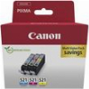 CANON ΜΕΛΑΝΙ INKJET CLI-521 CMY MULTIPACK ΜΕ OEM:2934B015