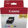 CANON ΜΕΛΑΝΙ INKJET CLI-551 CMYK CARTON PACK ΜΕ OEM:6509B015