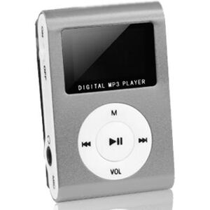 SETTY MP3 PLAYER WITH LCD + EARPHONES SILVER SLOT