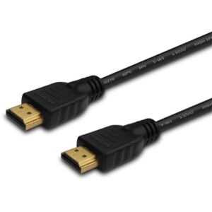 SAVIO CL-05 CABLE HDMI 1.4 3D ETHERNET GOLD PLATED 2M BLACK