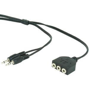 CABLEXPERT CC-MIC-1 MICROPHONE AND HEADPHONE EXTENSION CABLE 1M