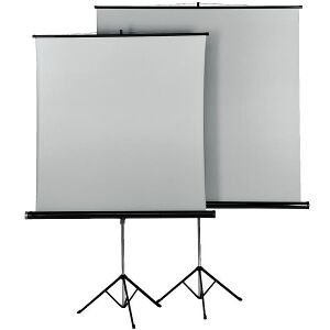 HAMA 18792 TRIPOD PROJECTION SCREEN 125 DUO WHITE/SILVER