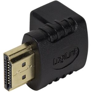 LOGILINK AH0007 HDMI ADAPTER 90° ANGELED 19-PIN MALE TO 19-PIN FEMALE GOLD PLATED