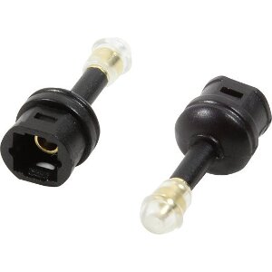 LOGILINK CA1014 MINI TOSLINK ADAPTER 1X TOSLINK FEMALE - 1X TOSLINK 3.5 MM MINI MALE BLACK