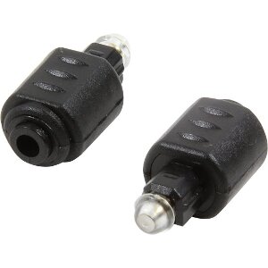 LOGILINK CA1016 MINI TOSLINK ADAPTER 1X TOSLINK MALE - 1X TOSLINK 3.5 MM MINI FEMALE BLACK