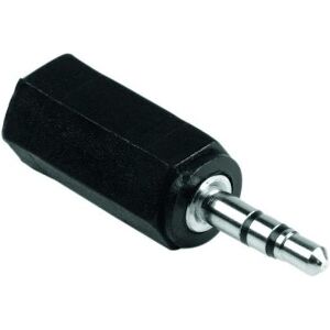 HAMA 122391 AUDIO ADAPTER 3.5MM STEREO JACK PLUG - 2.5MM STEREO JACK SOCKET