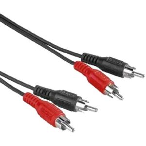 HAMA 30468 RCA CONNECTING CABLE 2 RCA PLUGS - 2 RCA PLUGS, 5 M