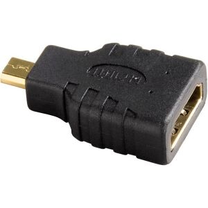 HAMA 39863 COMPACT MICRO HDMI ADAPTER MICRO HDMI PLUG - HDMI SOCKET
