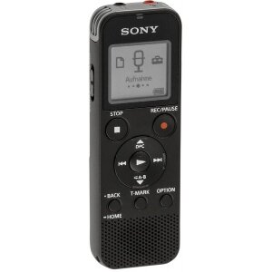 SONY ICD-PX470 DIGITAL VOICE RECORDER 4GB WITH BUILT-IN USB BLACK