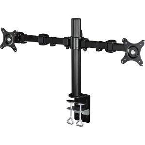 HAMA 95830 FULLMOTION MONITOR ARM, FOR 2 SCREENS 26', 2 ARMS BLACK