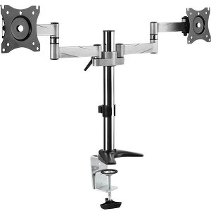 LOGILINK BP0077 DUAL ALUMIUM MONITOR DESK MOUNT