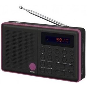 ELTRA RADIO PLISZKA USB, FM BLACK