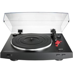 AUDIO TECHNICA AT-LP3BK FULLY AUTOMATIC BELT-DRIVE STEREO TURNTABLE BLACK