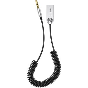 BASEUS BA01 USB WIRELESS AUDIO ADAPTER CABLE BLACK