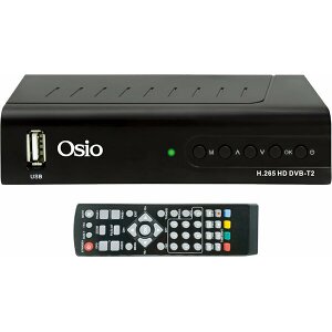 OSIO OST-3540D DVB-T/T2 FULL HD H.265 MPEG-4 ΨΗΦΙΑΚΟΣ ΔΕΚΤΗΣ ΜΕ USB