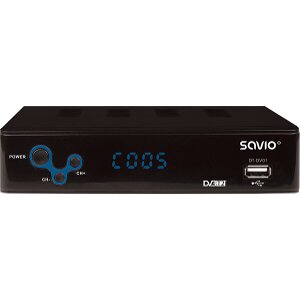 SAVIO DT-DV01 DVB-T2 H.265 HEVC TERRESTRIAL TV-SET-TOP BOX