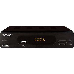 SAVIO DT-DV02 DVB-T2 H.265 HEVC TERRESTRIAL TV-SET-TOP BOX