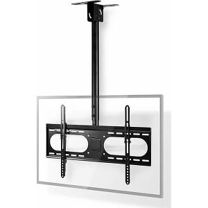 NEDIS TVCM1350BK FULL MOTION TV CEILING MOUNT 42-65'' UP TO 45 KG TILTABLE ROTATABLE STEEL BLACK