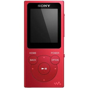 SONY NW-E394R MP3 PLAYER 8GB RED