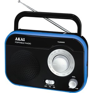 AKAI PR003A-410B ΦΟΡΗΤΟ ΑΝΑΛΟΓΙΚΟ ΡΑΔΙΟΦΩΝΟ ΜΕ ΕΙΣΟΔΟ ΑΚΟΥΣΤΙΚΩΝ