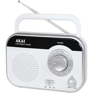 AKAI PR003A-410W ΦΟΡΗΤΟ ΑΝΑΛΟΓΙΚΟ ΡΑΔΙΟΦΩΝΟ ΜΕ ΕΙΣΟΔΟ ΑΚΟΥΣΤΙΚΩΝ