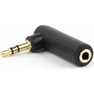 GEMBIRD A-3.5M-3.5FL 3.5 MM STEREO AUDIO RIGHT ANGLE ADAPTER, 90°