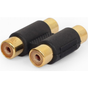 GEMBIRD DOUBLE RCA (F) TO RCA (F) COUPLER
