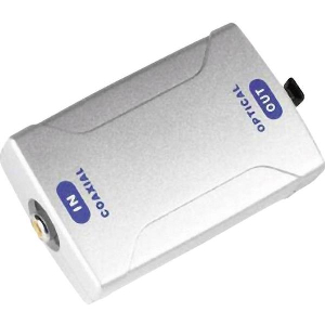 HAMA 42906 DIGITAL CONVERTER COAX IN - OPTICAL OUT ODT (TOSLINK)