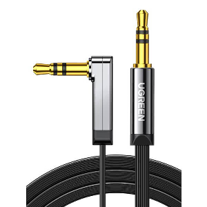 CABLE AUDIO 3.5MM M/M ANGLED FLAT 2M UGREEN AV119 10599