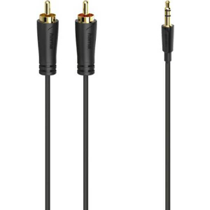 HAMA 205261 AUDIO CABLE 3.5 MM JACK PLUG - 2 RCA PLUGS STEREO 3.0 M