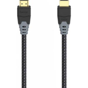 HAMA 205445 HIGH SPEED HDMI CABLE PLUG-PLUG 8K ETHERNET FABRIC GOLD-PLATED 1.5 M