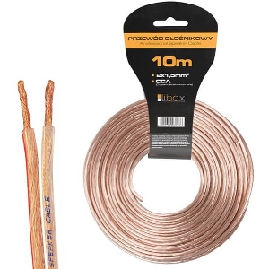 LIBOX LB0008-10 SPEAKER CABLE 2X1,50MM 10M