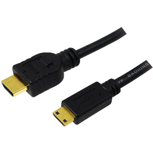 LOGILINK CH0022 HDMI TO MINI HDMI HIGH SPEED WITH ETHERNET V1.4 CABLE 1.5M BLACK