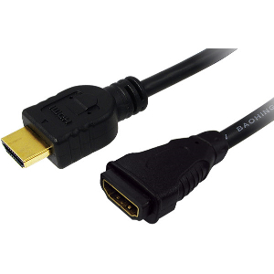 LOGILINK CH0057 EXTENSION CABLE HDMI HIGH SPEED WITH ETHERNET 3.0M BLACK