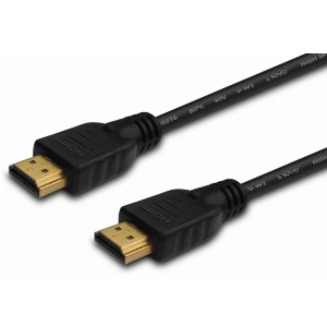 SAVIO CL-37 HDMI CABLE V1.4 ETHERNET 3D DOLBY TRUEHD 24K GOLD-PLATED 1M