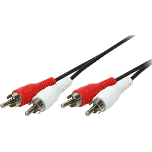 LOGILINK CA1039 AUDIO CABLE 2X2 CINCH MALE 2.5M