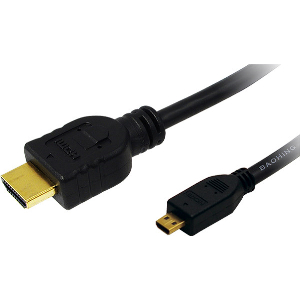 LOGILINK CH0031 HDMI TO MICRO HDMI HIGH SPEED WITH ETHERNET V1.4 CABLE 1.5M BLACK