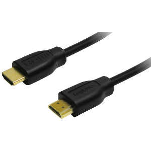 LOGILINK CH0039 HDMI HIGH SPEED WITH ETHERNET V1.4 CABLE GOLD PLATED 5M BLACK