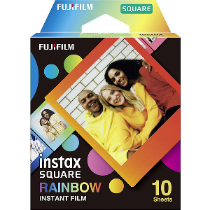 1 FUJIFILM INSTAX SQUARE FILM RAINBOW