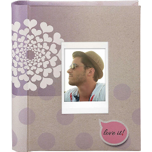 FUJIFILM INSTAX MINI STYLISH PHOTO ALBUM DOTS 60 PHOTOS
