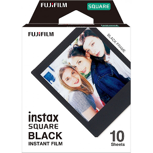 1 FUJIFILM INSTAX SQUARE FILM BLACK FRAME