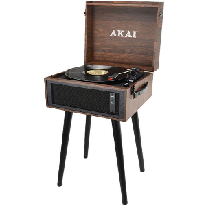 AKAI ATT-101BT ΠΙΚΑΠ ΒΑΛΙΤΣΑ ΜΕ ΒΑΣΗ ΕΓΓΡΑΦΗ ΣΕ USB / ΚΑΡΤΑ SD ΚΑΙ ΕΝΣΩΜΑΤΩΜΕΝΑ ΗΧΕΙΑ 3W