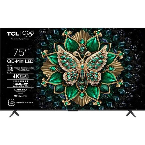 TV TCL 75C6K 75'' QD MINI-LED 144HZ 4K UHD SMART WIFI GOOGLE TV