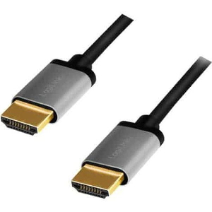 LOGILINK CHA0102 HDMI CABLE A/M TO A/M 8K/60 HZ ALU BLACK/GREY 3M