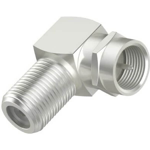 HAMA SATELLITE RECEIVER ADAPTER F-PLUG - F-SOCKET 90°